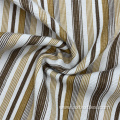 Striped Polyester Spandex Mixed Jacquard Knitted Fabric